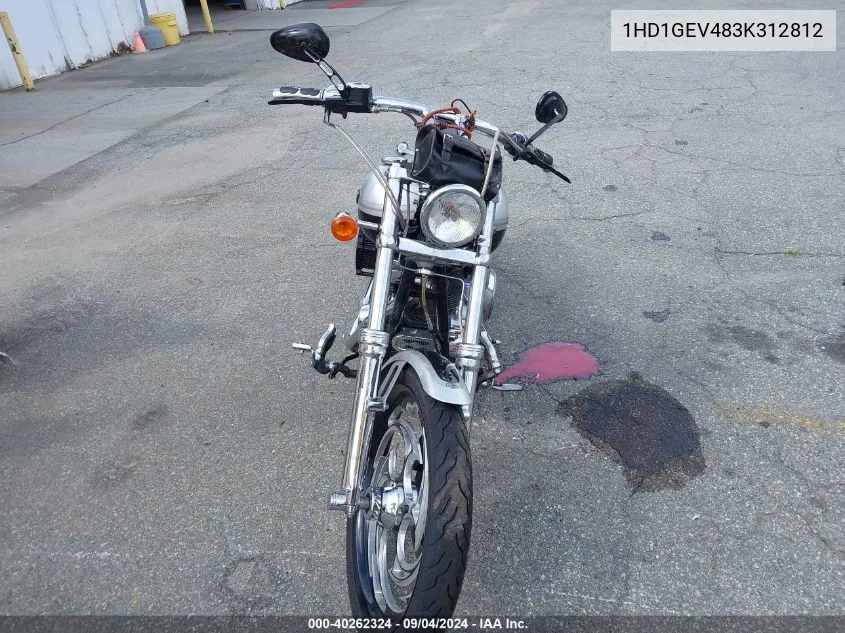 2003 Harley-Davidson Fxdwg Anniversary VIN: 1HD1GEV483K312812 Lot: 40262324