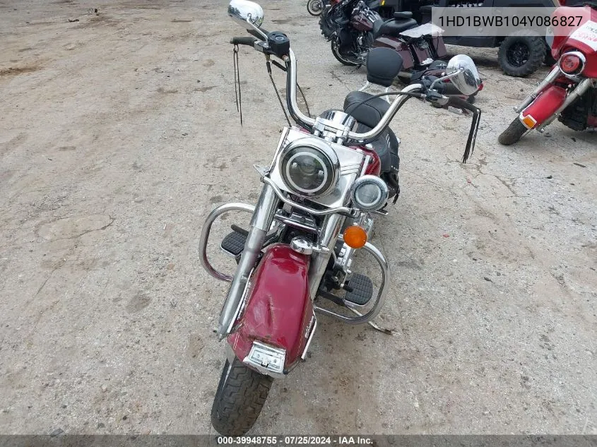 2004 Harley-Davidson Flstci VIN: 1HD1BWB104Y086827 Lot: 39948755