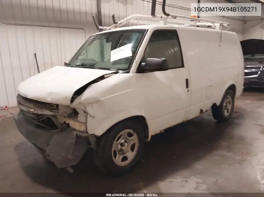 2004 Chevrolet Astro VIN: 1GCDM19X94B105271 Lot: 42464043