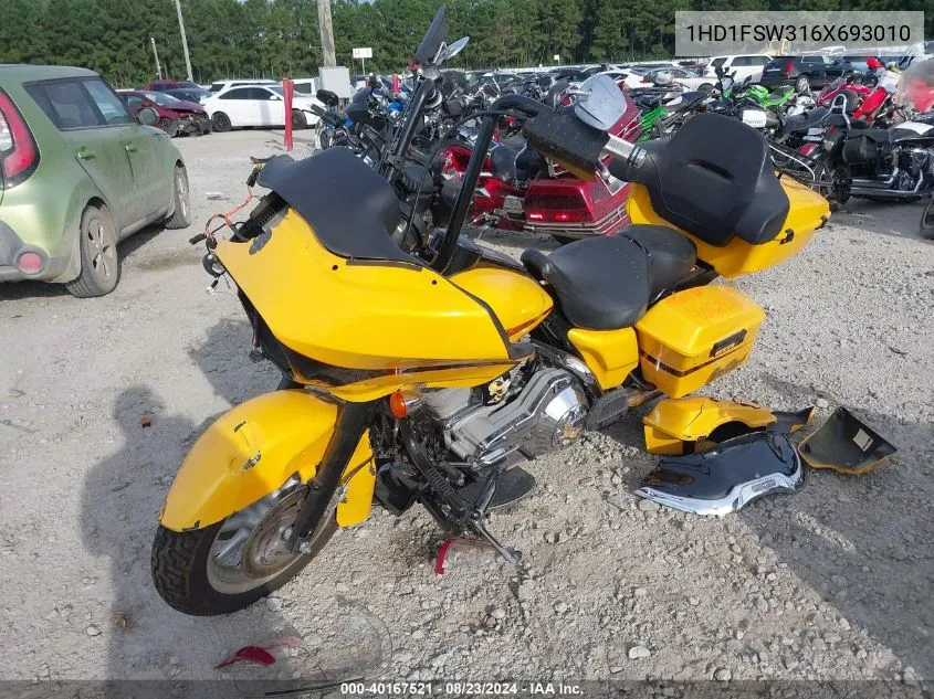 2006 Harley-Davidson Fltri VIN: 1HD1FSW316X693010 Lot: 40167521