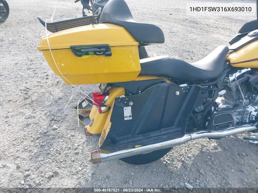 2006 Harley-Davidson Fltri VIN: 1HD1FSW316X693010 Lot: 40167521