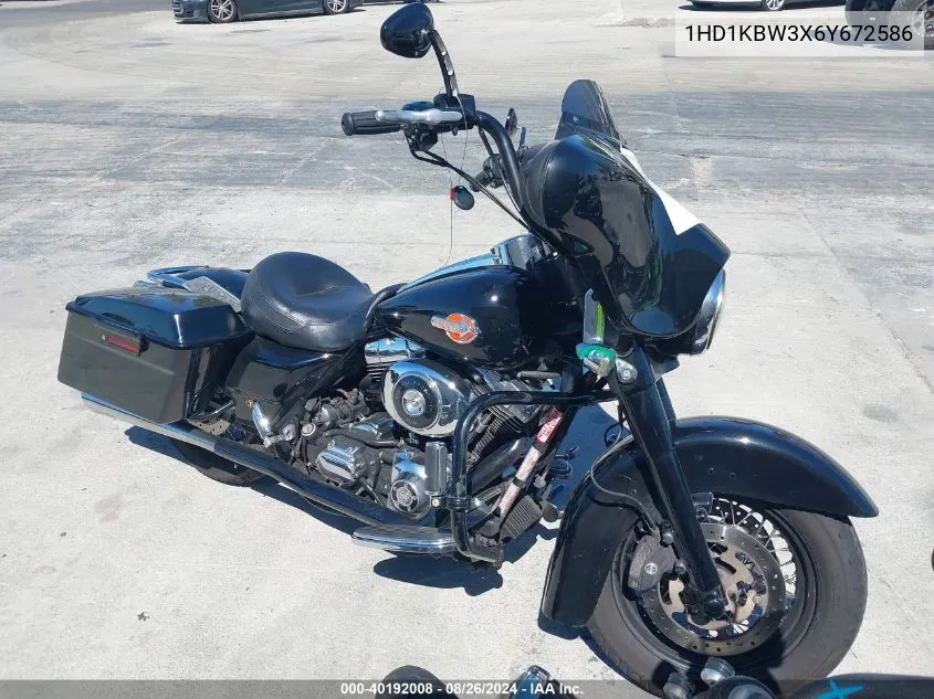 2006 Harley-Davidson Flhxi California VIN: 1HD1KBW3X6Y672586 Lot: 40192008