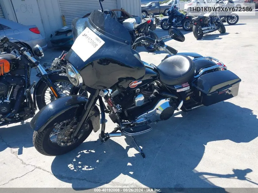 2006 Harley-Davidson Flhxi California VIN: 1HD1KBW3X6Y672586 Lot: 40192008