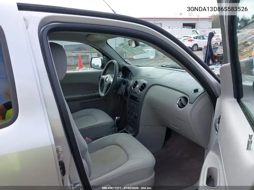 2006 Chevrolet Hhr Ls VIN: 3GNDA13D86S583526 Lot: 42617371