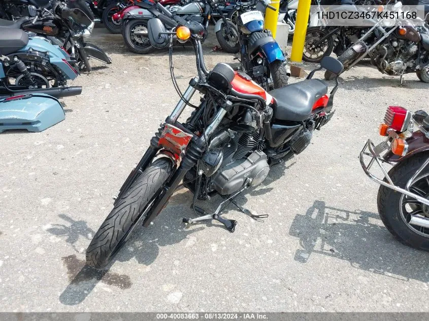2007 Harley-Davidson Xl1200 N VIN: 1HD1CZ3467K451168 Lot: 40083663