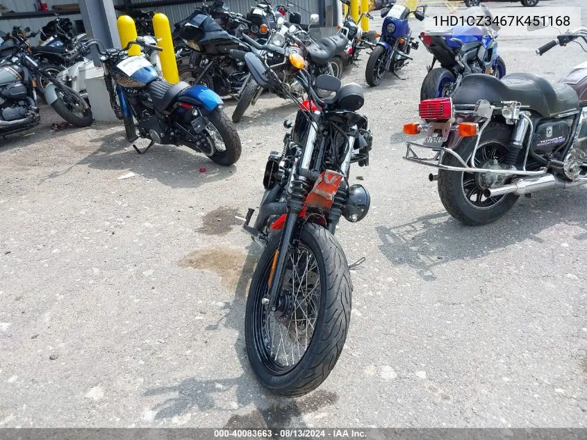 2007 Harley-Davidson Xl1200 N VIN: 1HD1CZ3467K451168 Lot: 40083663