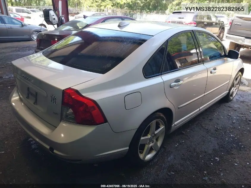 2008 Volvo S40 2.4I VIN: YV1MS382282382965 Lot: 42407066