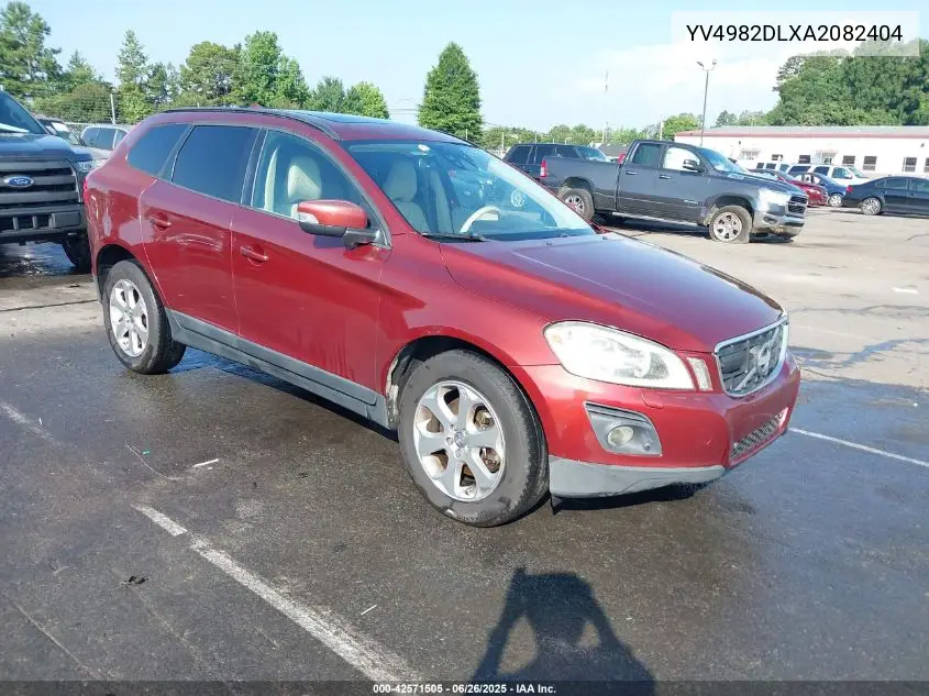 2010 Volvo Xc60 3.2 VIN: YV4982DLXA2082404 Lot: 42571505