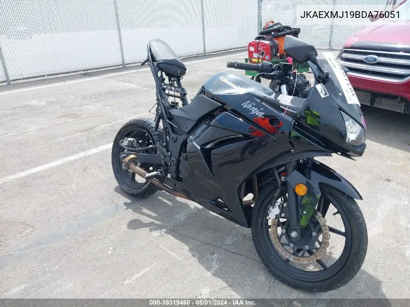 2011 Kawasaki Ex250 J VIN: JKAEXMJ19BDA76051 Lot: 39319460