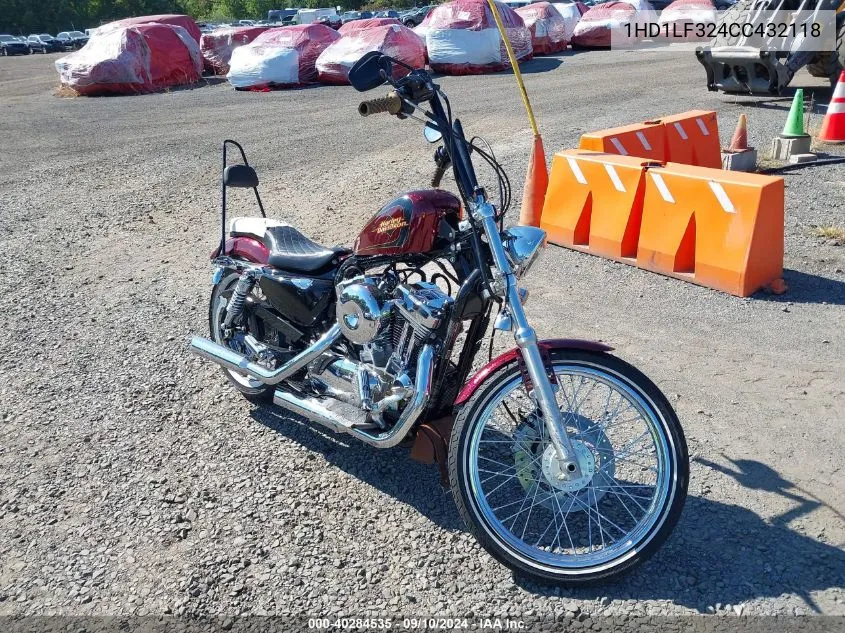 2012 Harley-Davidson Xl1200 V VIN: 1HD1LF324CC432118 Lot: 40284535