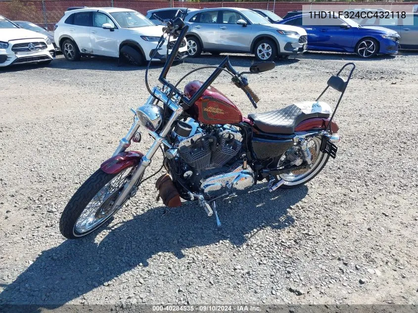 2012 Harley-Davidson Xl1200 V VIN: 1HD1LF324CC432118 Lot: 40284535