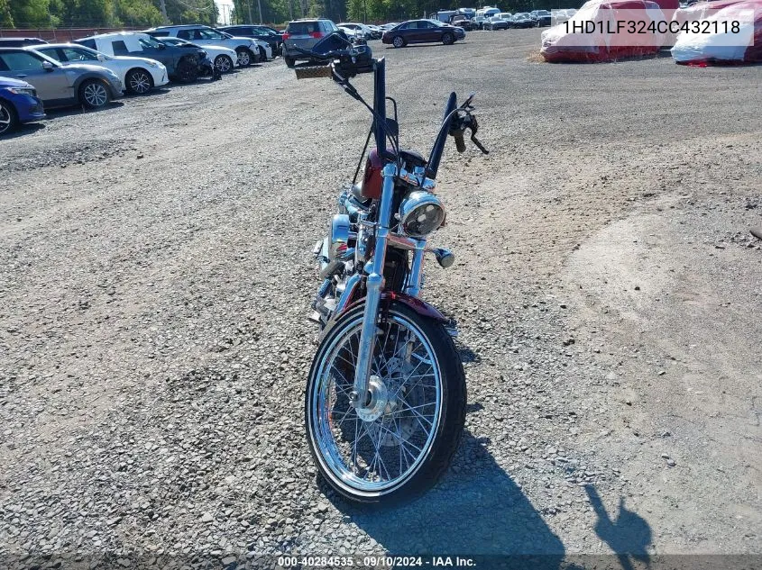 2012 Harley-Davidson Xl1200 V VIN: 1HD1LF324CC432118 Lot: 40284535