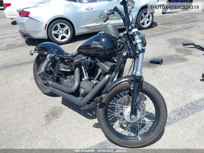 2013 Harley-Davidson Fxdb Dyna Street Bob VIN: 1HD1GX419DC324319 Lot: 39364958