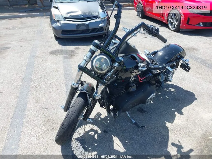 2013 Harley-Davidson Fxdb Dyna Street Bob VIN: 1HD1GX419DC324319 Lot: 39364958