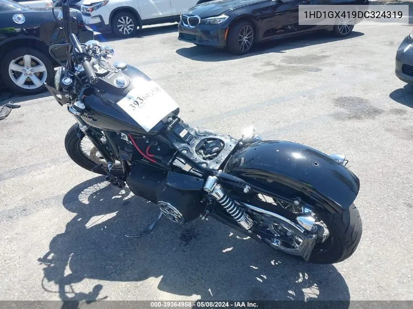 2013 Harley-Davidson Fxdb Dyna Street Bob VIN: 1HD1GX419DC324319 Lot: 39364958