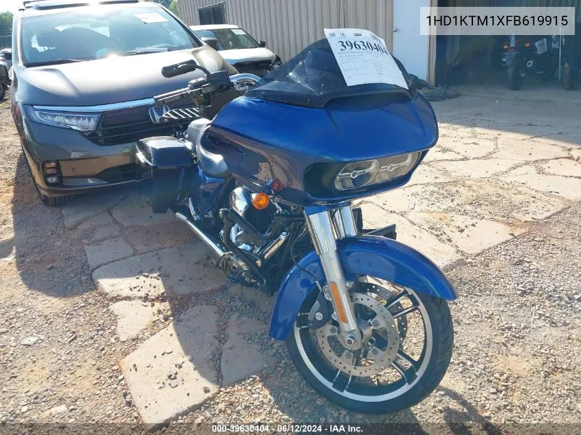 2015 Harley-Davidson Fltrxs Road Glide Special VIN: 1HD1KTM1XFB619915 Lot: 39630404