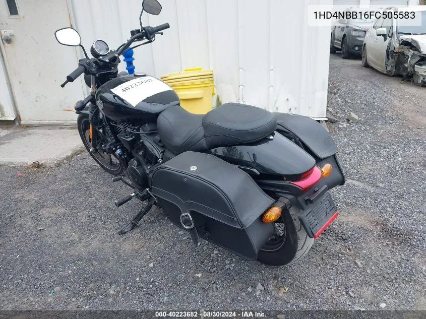 2015 Harley-Davidson Xg750 VIN: 1HD4NBB16FC505583 Lot: 40223682