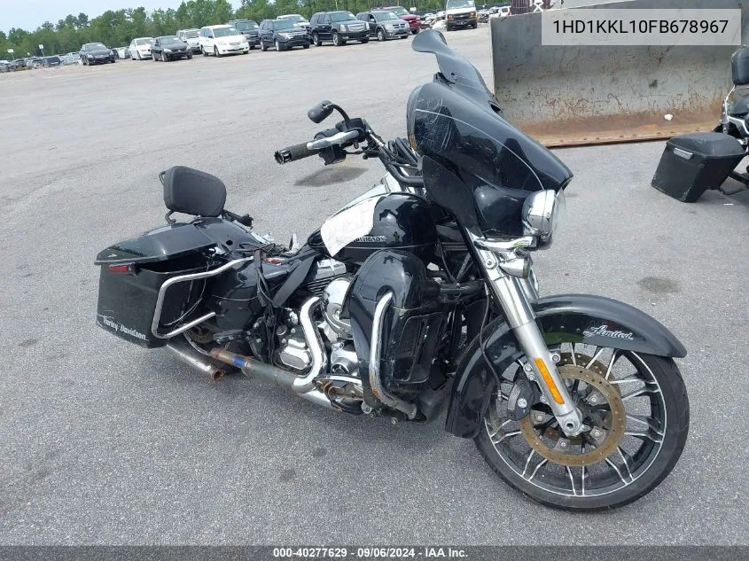 2015 Harley-Davidson Flhtkl Ultra Limited Low VIN: 1HD1KKL10FB678967 Lot: 40277629