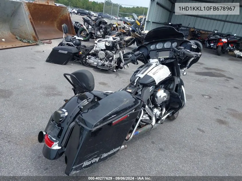 2015 Harley-Davidson Flhtkl Ultra Limited Low VIN: 1HD1KKL10FB678967 Lot: 40277629