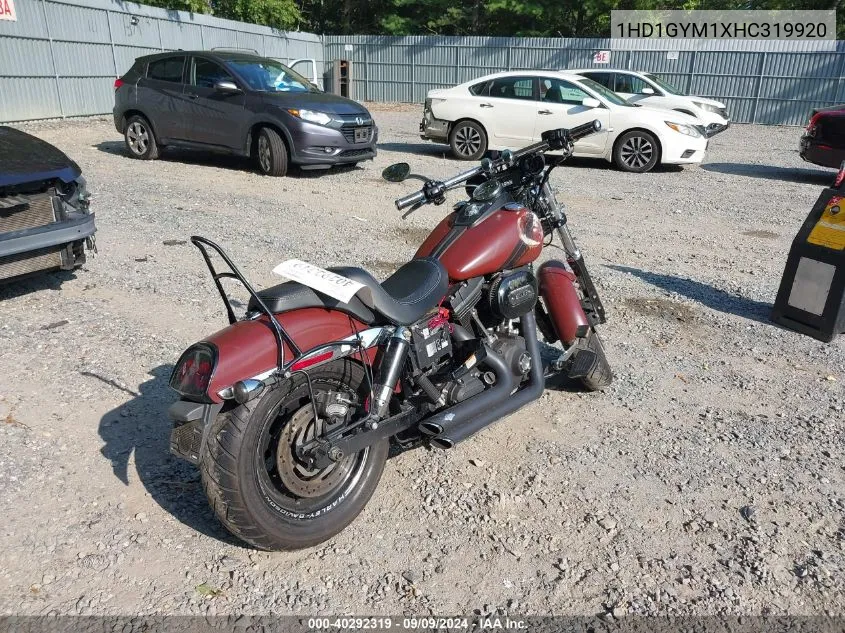 2017 Harley-Davidson Fxdf Dyna Fat Bob VIN: 1HD1GYM1XHC319920 Lot: 40292319