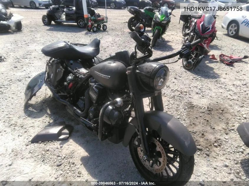 2018 Harley-Davidson Flhrxs VIN: 1HD1KVC17JB651758 Lot: 39846863