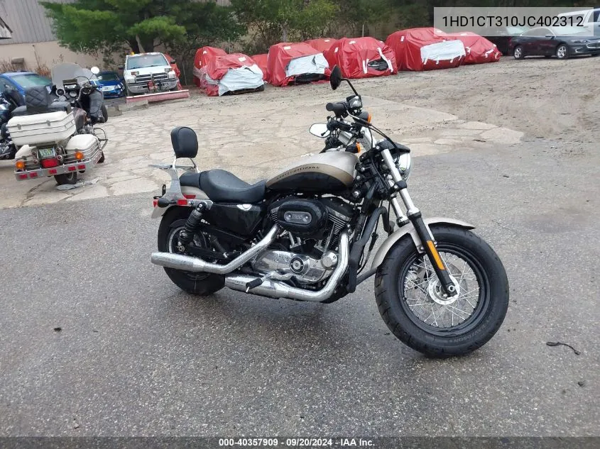 2018 Harley-Davidson Xl1200 C VIN: 1HD1CT310JC402312 Lot: 40357909
