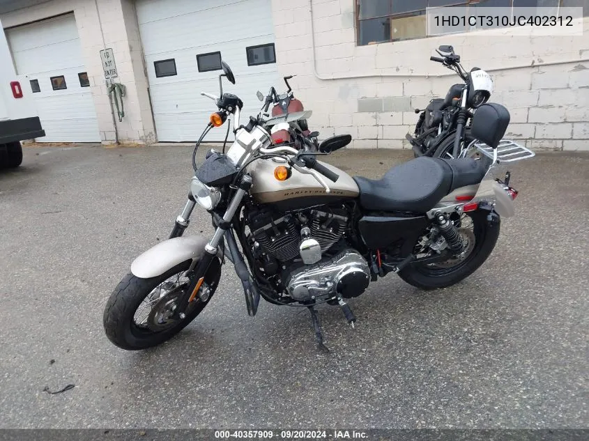 2018 Harley-Davidson Xl1200 C VIN: 1HD1CT310JC402312 Lot: 40357909
