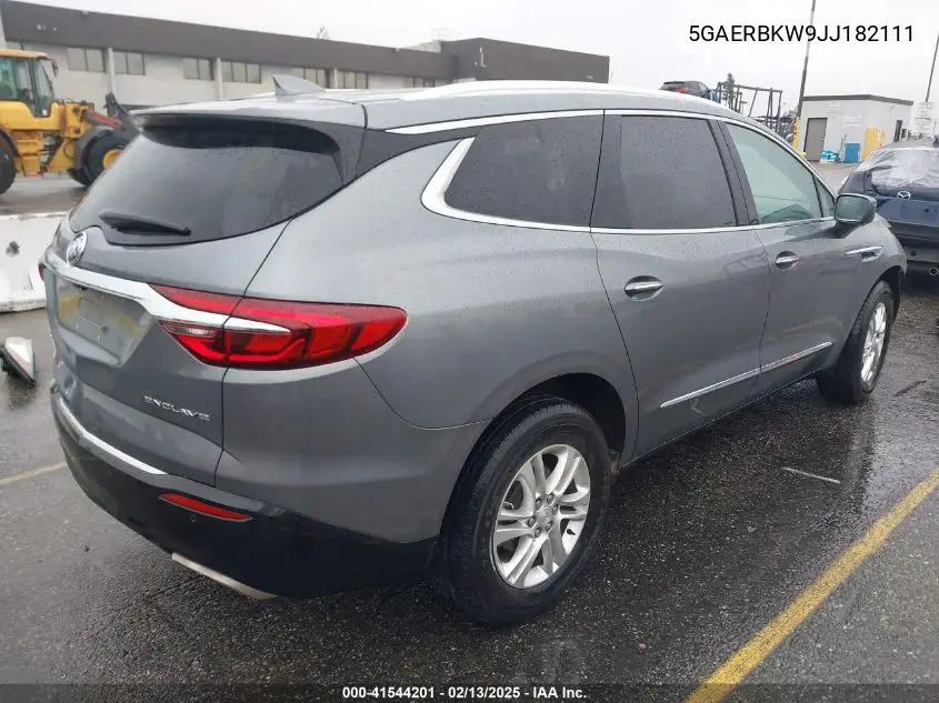 2018 Buick Enclave Essence VIN: 5GAERBKW9JJ182111 Lot: 41544201