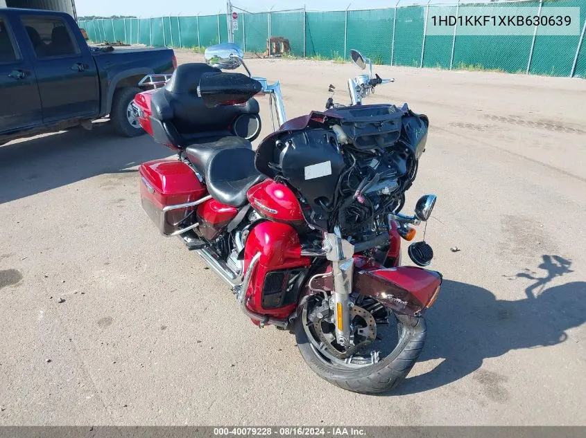 2019 Harley-Davidson Flhtkl VIN: 1HD1KKF1XKB630639 Lot: 40079228