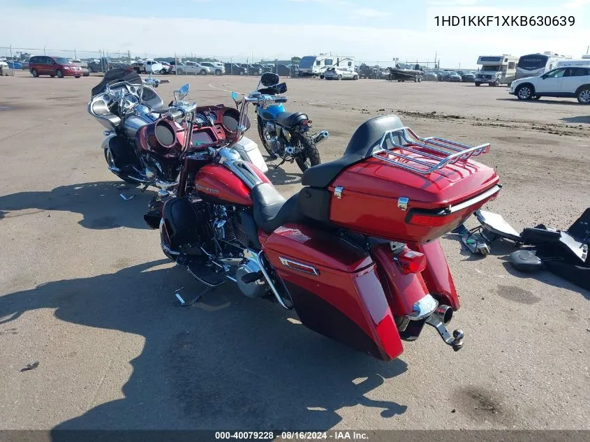 2019 Harley-Davidson Flhtkl VIN: 1HD1KKF1XKB630639 Lot: 40079228