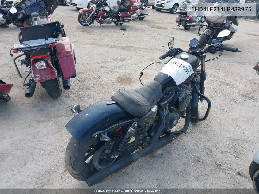 2020 Harley-Davidson Xl883 N VIN: 1HD4LE214LB438975 Lot: 40223997