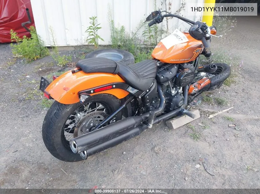 2021 Harley-Davidson Fxbbs VIN: 1HD1YYK11MB019019 Lot: 39908137