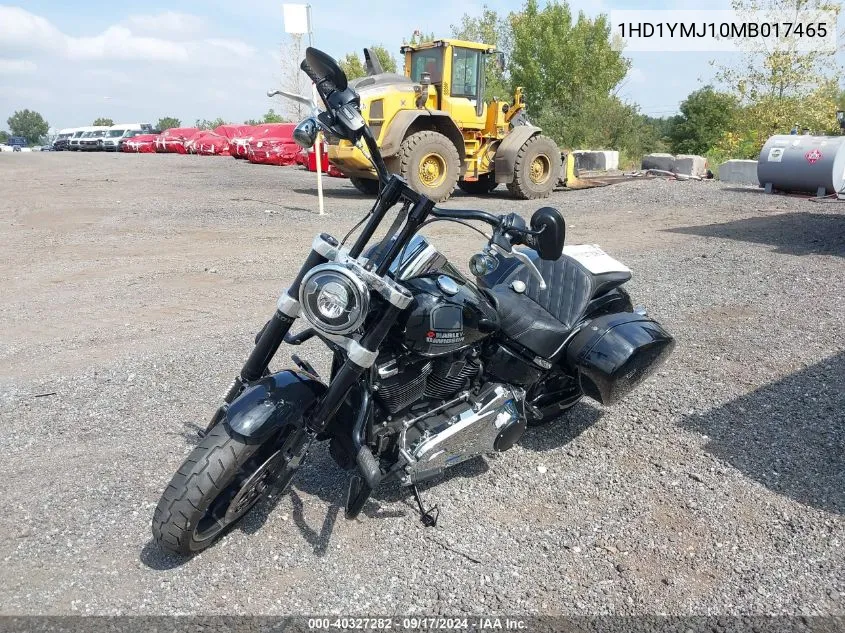 2021 Harley-Davidson Flsb VIN: 1HD1YMJ10MB017465 Lot: 40327282