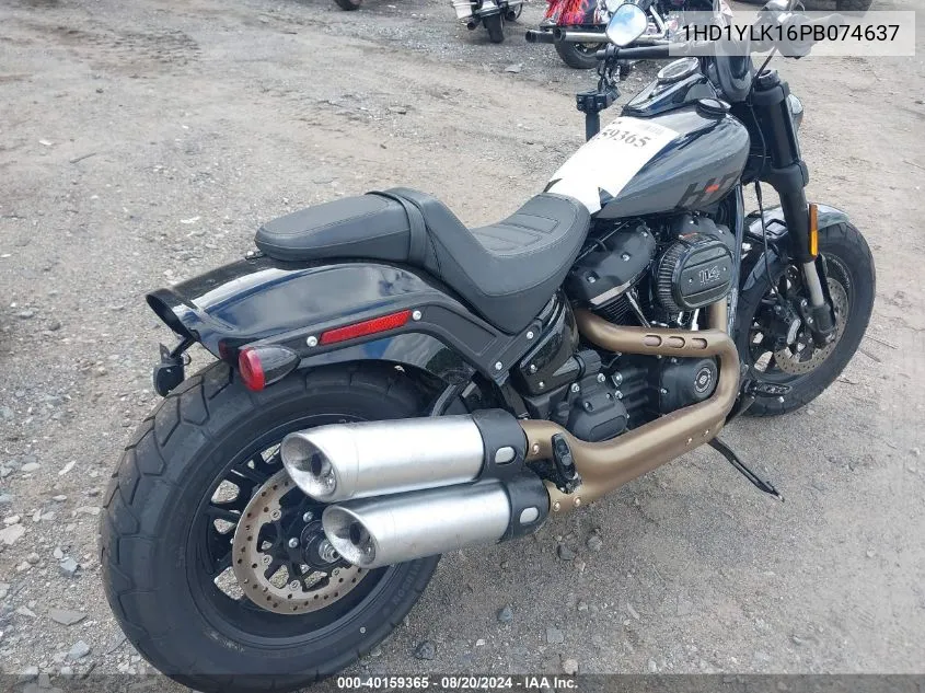 2023 Harley-Davidson Fxfbs VIN: 1HD1YLK16PB074637 Lot: 40159365