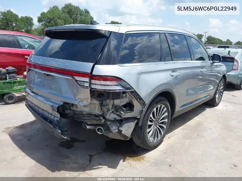 2023 Lincoln Aviator Standard VIN: 5LM5J6WC6PGL22949 Lot: 42548860