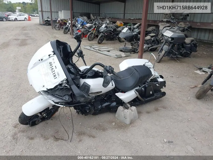 2024 Harley-Davidson Fltrx VIN: 1HD1KH715RB644928 Lot: 40162181