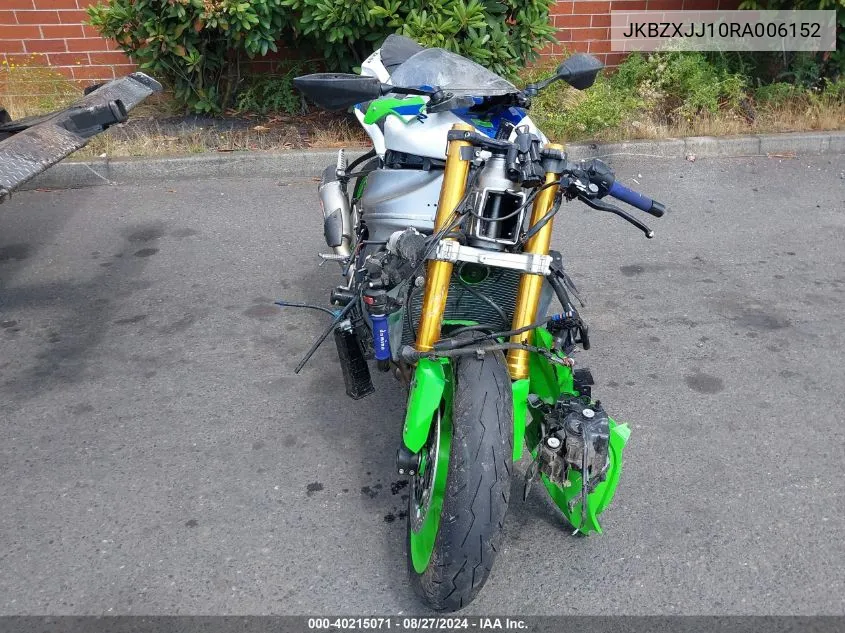 2024 Kawasaki Zx636 K VIN: JKBZXJJ10RA006152 Lot: 40215071