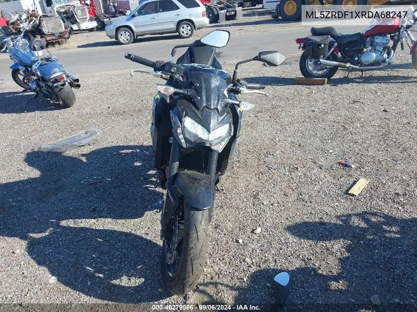 2024 Kawasaki Zr900 F VIN: ML5ZRDF1XRDA68247 Lot: 40279586