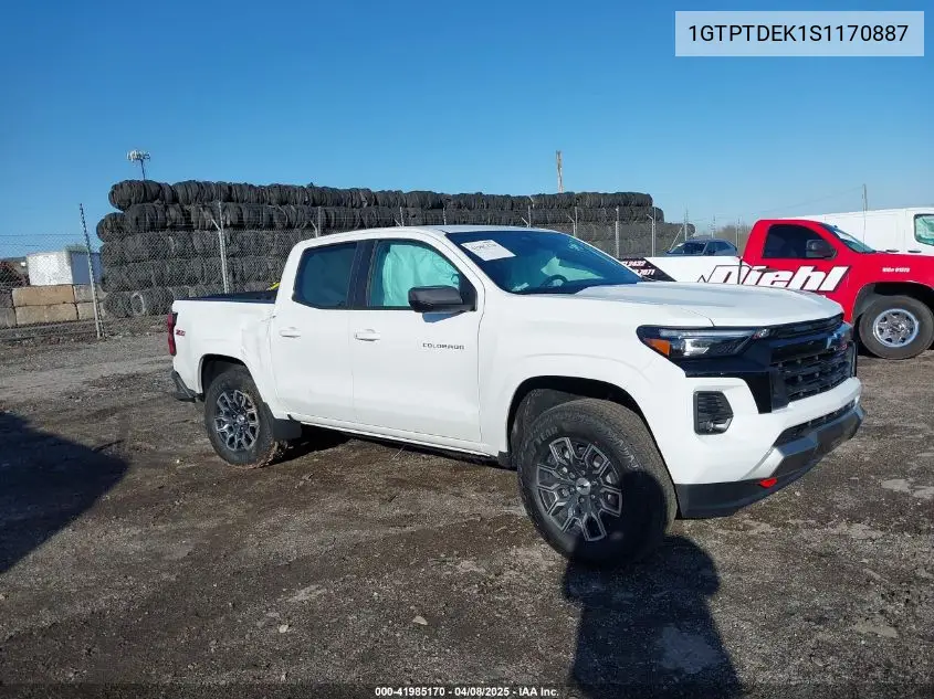 2025 Chevrolet Colorado 4Wd Z71 VIN: 1GCPTDEK1S1170887 Lot: 41985170