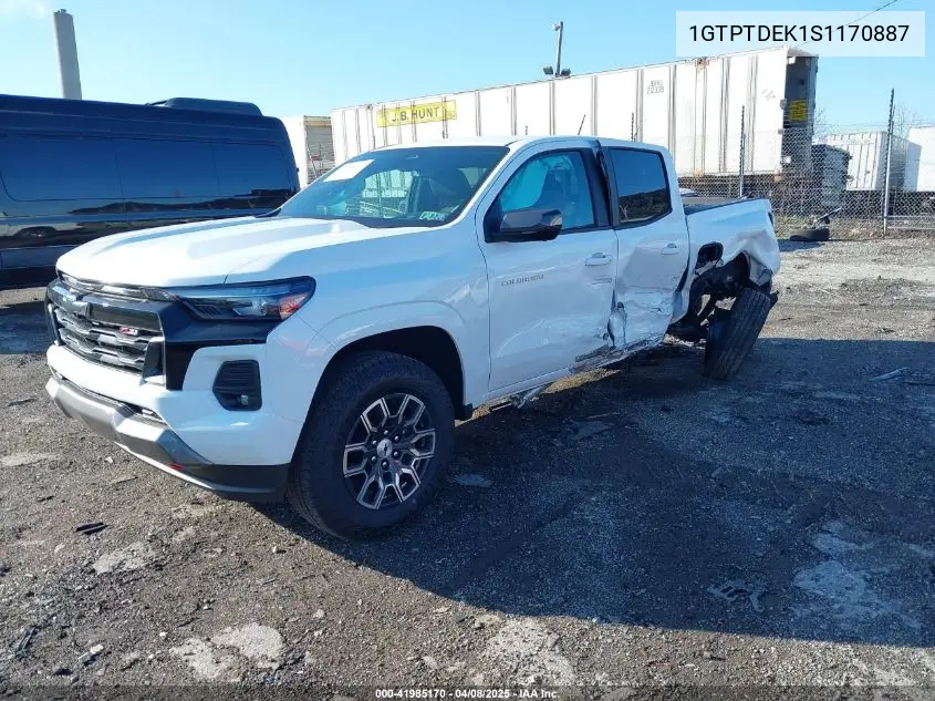 2025 Chevrolet Colorado 4Wd Z71 VIN: 1GCPTDEK1S1170887 Lot: 41985170