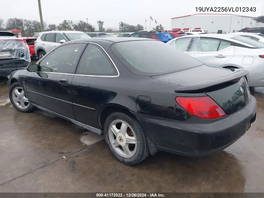 1997 Acura Cl 3.0 VIN: 19UYA2256VL012343 Lot: 41172022
