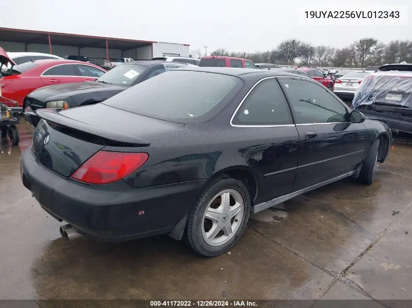 1997 Acura Cl 3.0 VIN: 19UYA2256VL012343 Lot: 41172022
