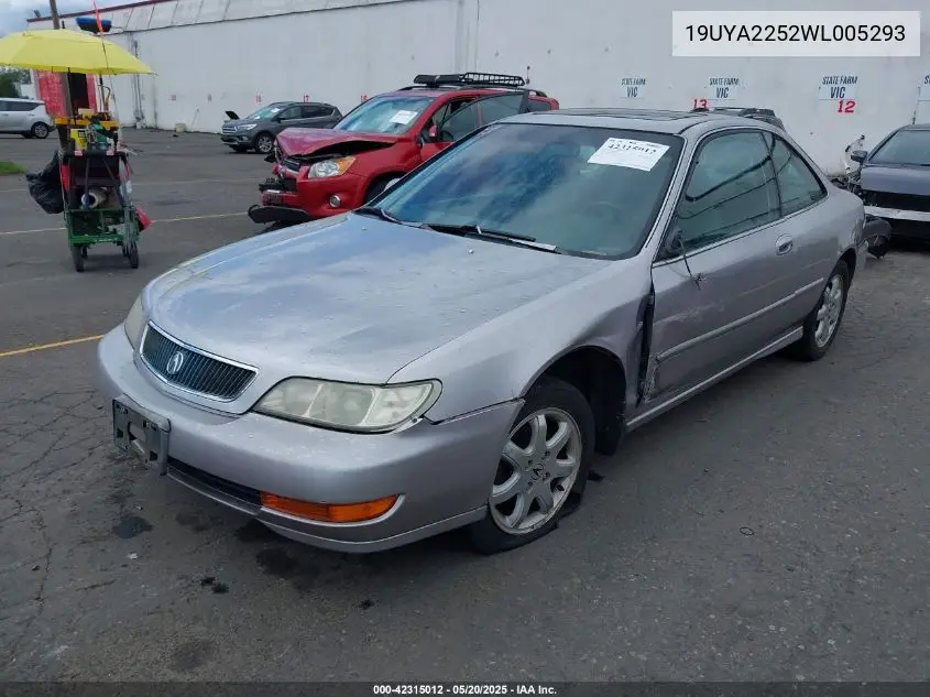 1998 Acura Cl 3.0 VIN: 19UYA2252WL005293 Lot: 42315012