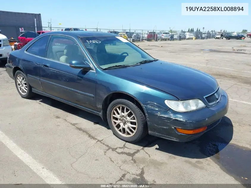 1999 Acura Cl 3.0 VIN: 19UYA2258XL008894 Lot: 42174212