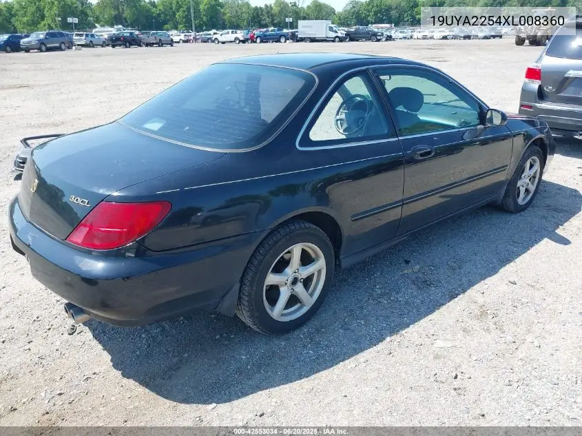 1999 Acura Cl 3.0 VIN: 19UYA2254XL008360 Lot: 42553034