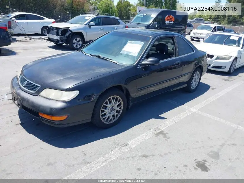 1999 Acura Cl 3.0 VIN: 19UYA2254XL008116 Lot: 42609135