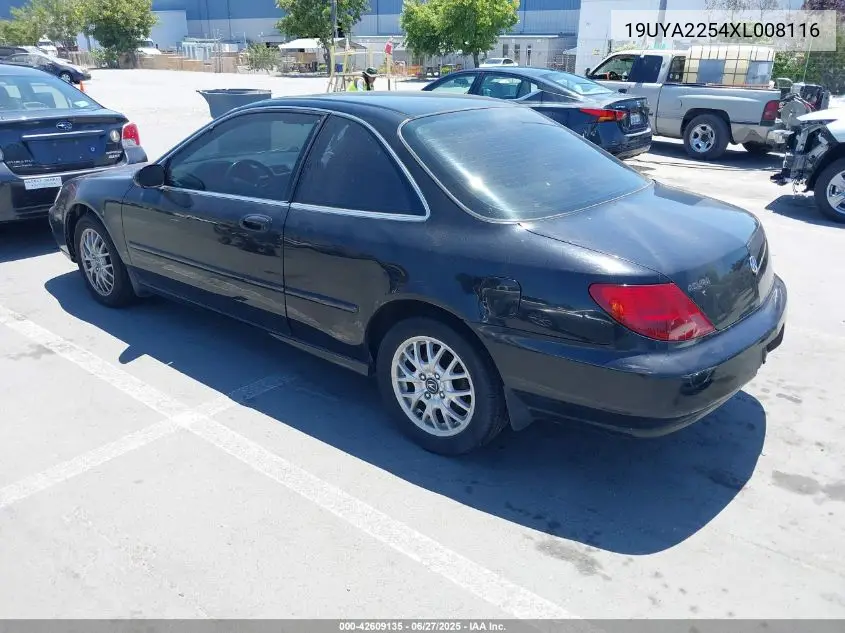 1999 Acura Cl 3.0 VIN: 19UYA2254XL008116 Lot: 42609135