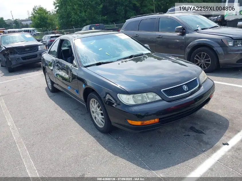 1999 Acura Cl 3.0 VIN: 19UYA2259XL004806 Lot: 42668126