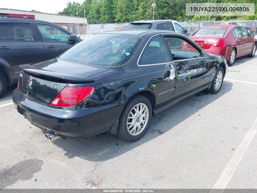 1999 Acura Cl 3.0 VIN: 19UYA2259XL004806 Lot: 42668126