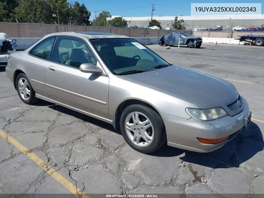 1999 Acura Cl 2.3 VIN: 19UYA325XXL002343 Lot: 42780472